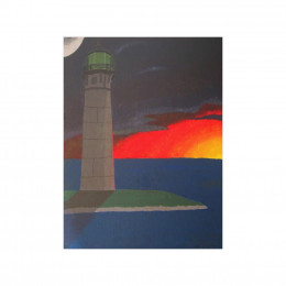 "Lighthouse Sunset" Wall Art